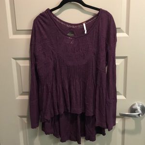 Purple patterned Top